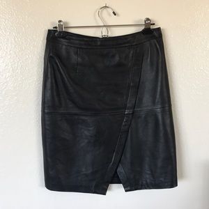 Halogen lamb leather skirt size 6P